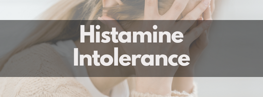 An uncomfortable adult struggling with histamine intolerance